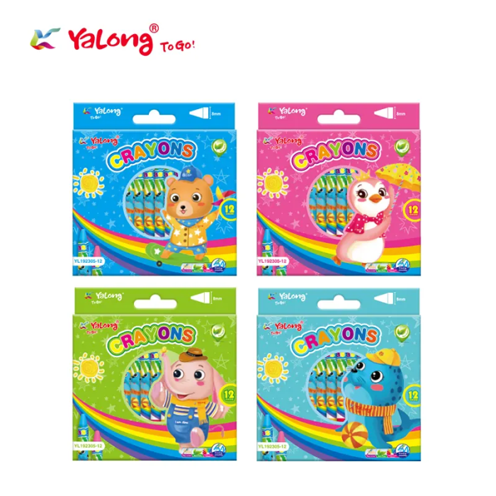 Yalong Art Crayons 12color Set
