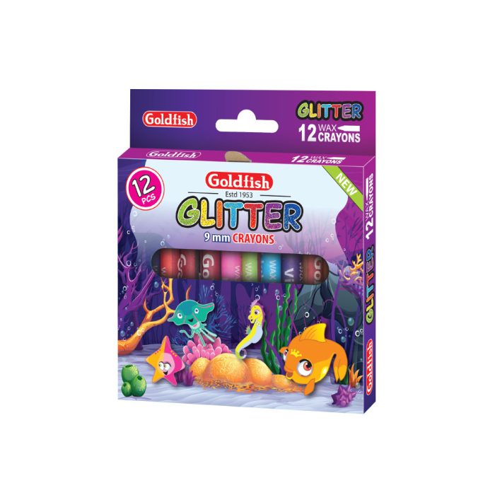 Goldfish Glitter Caryons 12 pc