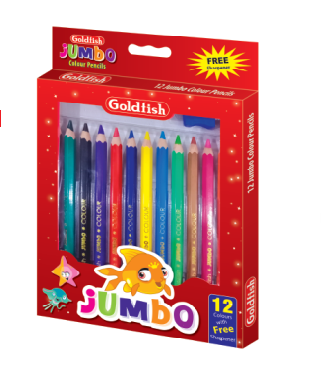 Goldfish JUMBO Colour Pencils