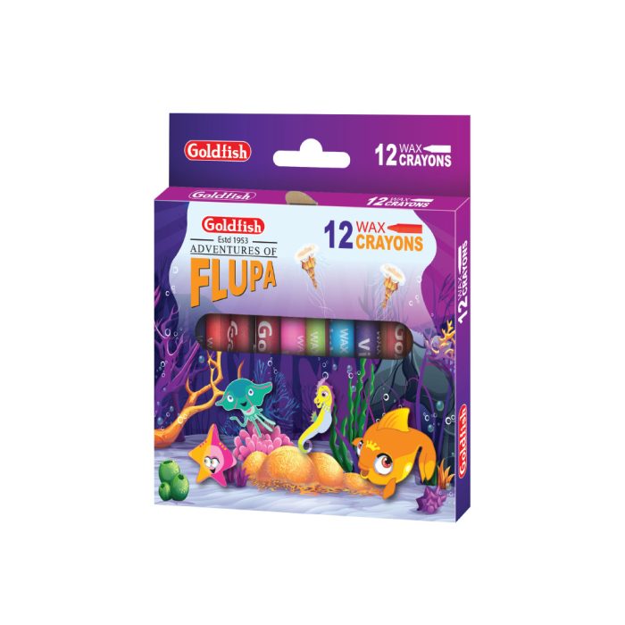 Goldfish Wax Caryons 12 pc