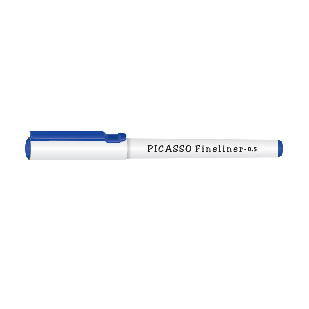 Fineliner Picasso Pointer - White Body