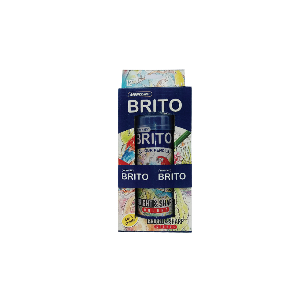 Brito Twelve (12) Color Half Tin