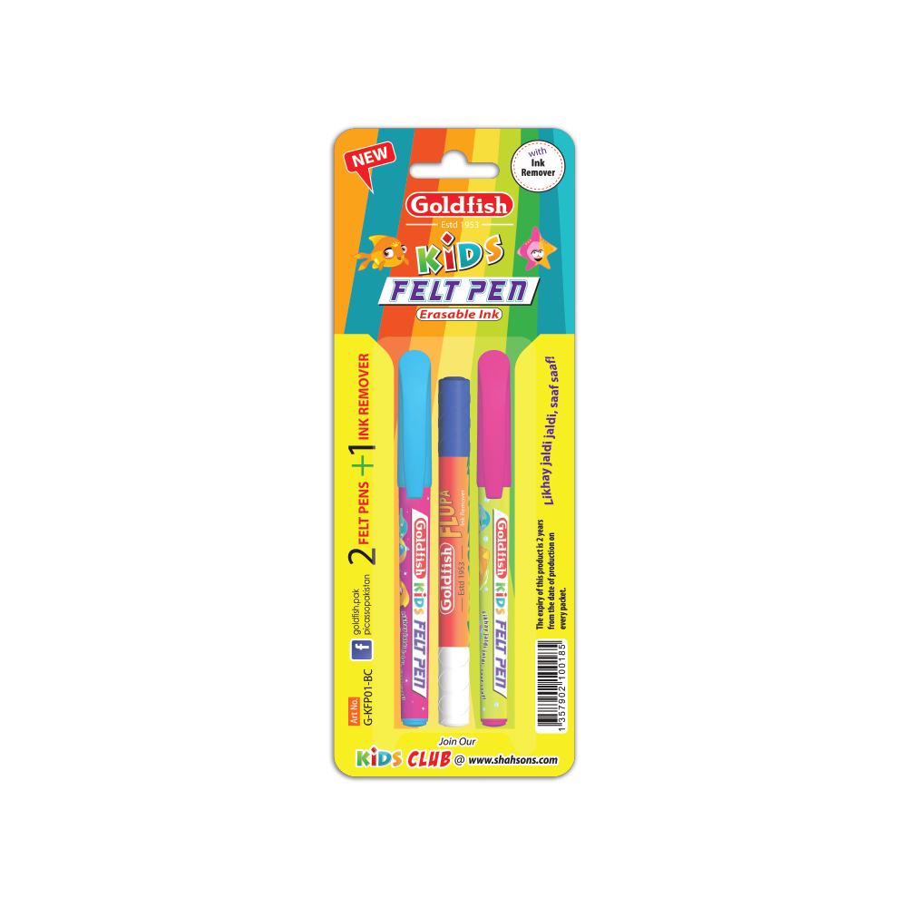Goldfish Felt Pen + Ink Remover (G-KFP01-BC)